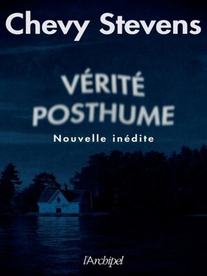 cover image of Vérité posthume